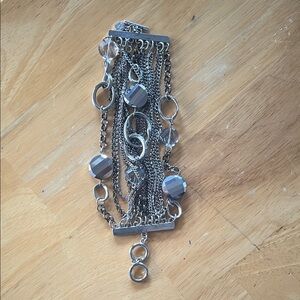Silver Multi-Chain Bracelet